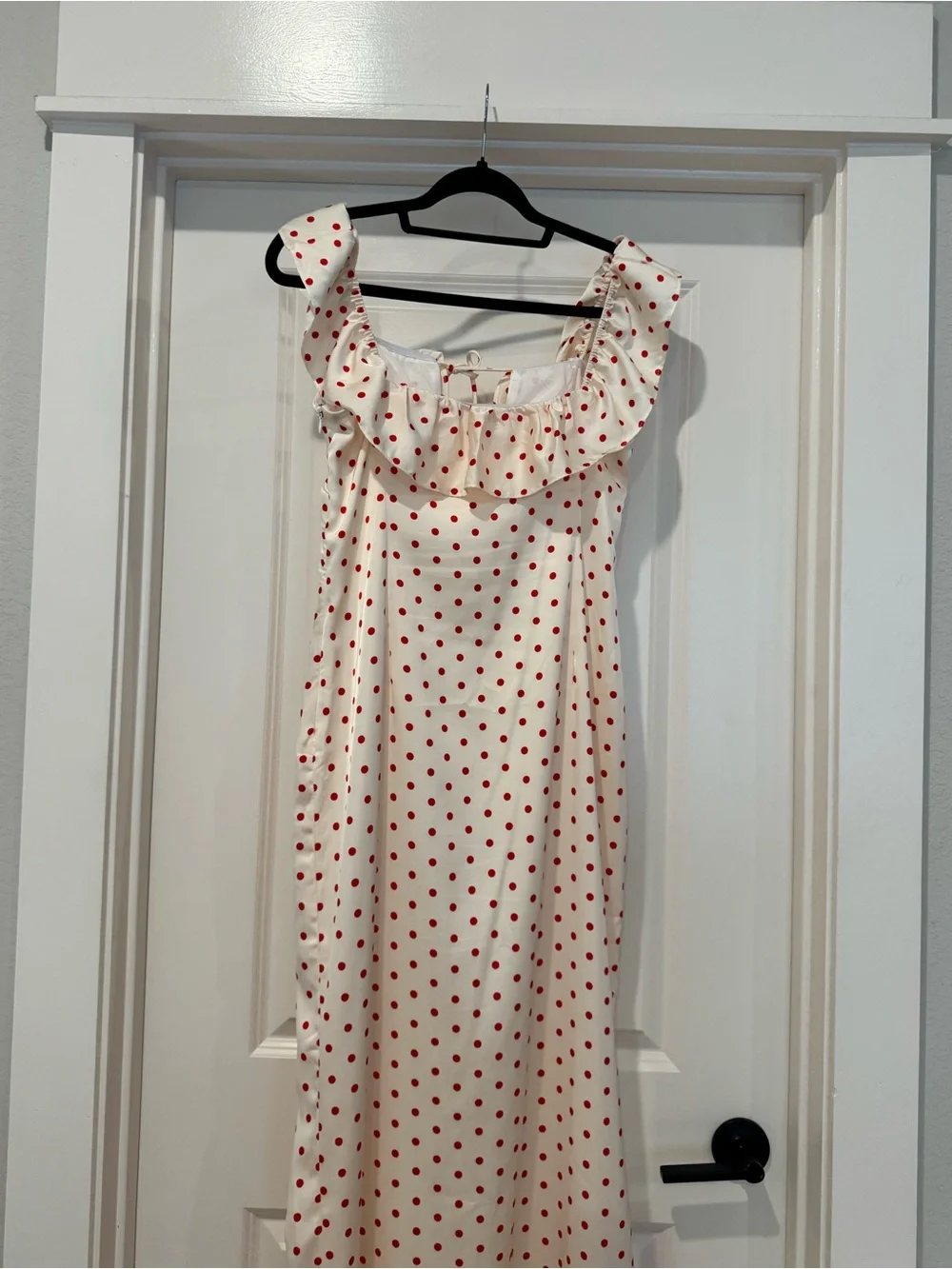 Peppermayo Scarlet Cherry Maxi Dress - Red Polka Dot - Picture 6 of 7